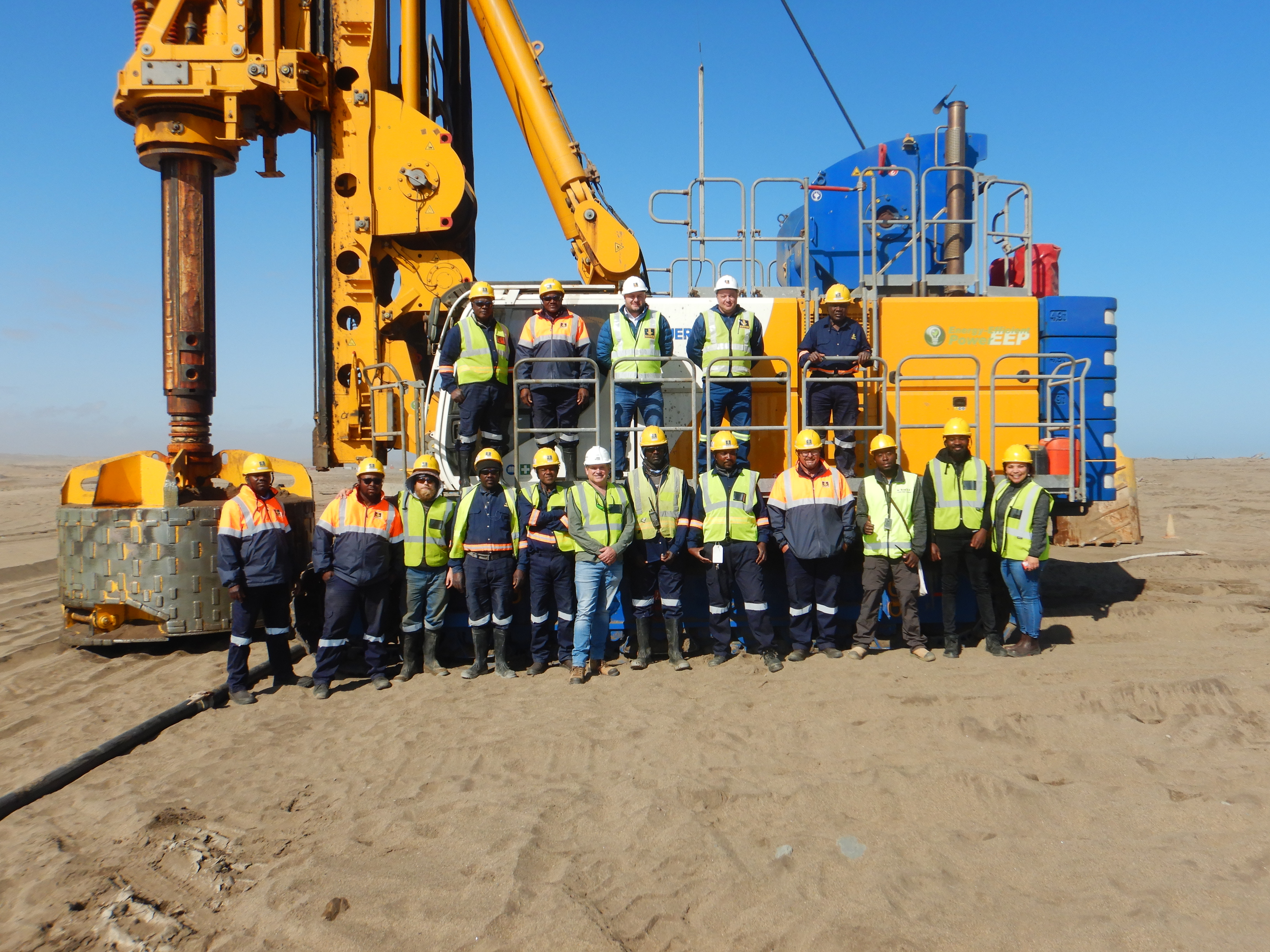  Bauer Technologies South Africa Team on Construction Site