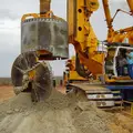 BG 28 with bucket in operation in South Africa